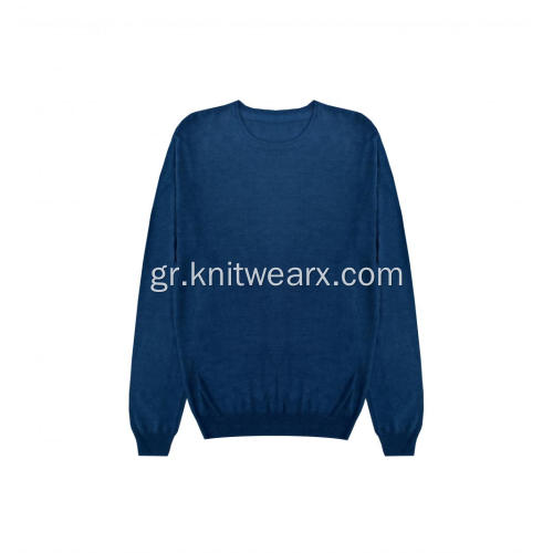 Ανδρικό Πλεκτό Ελαφρύ Πουλόβερ Crewneck Pullover